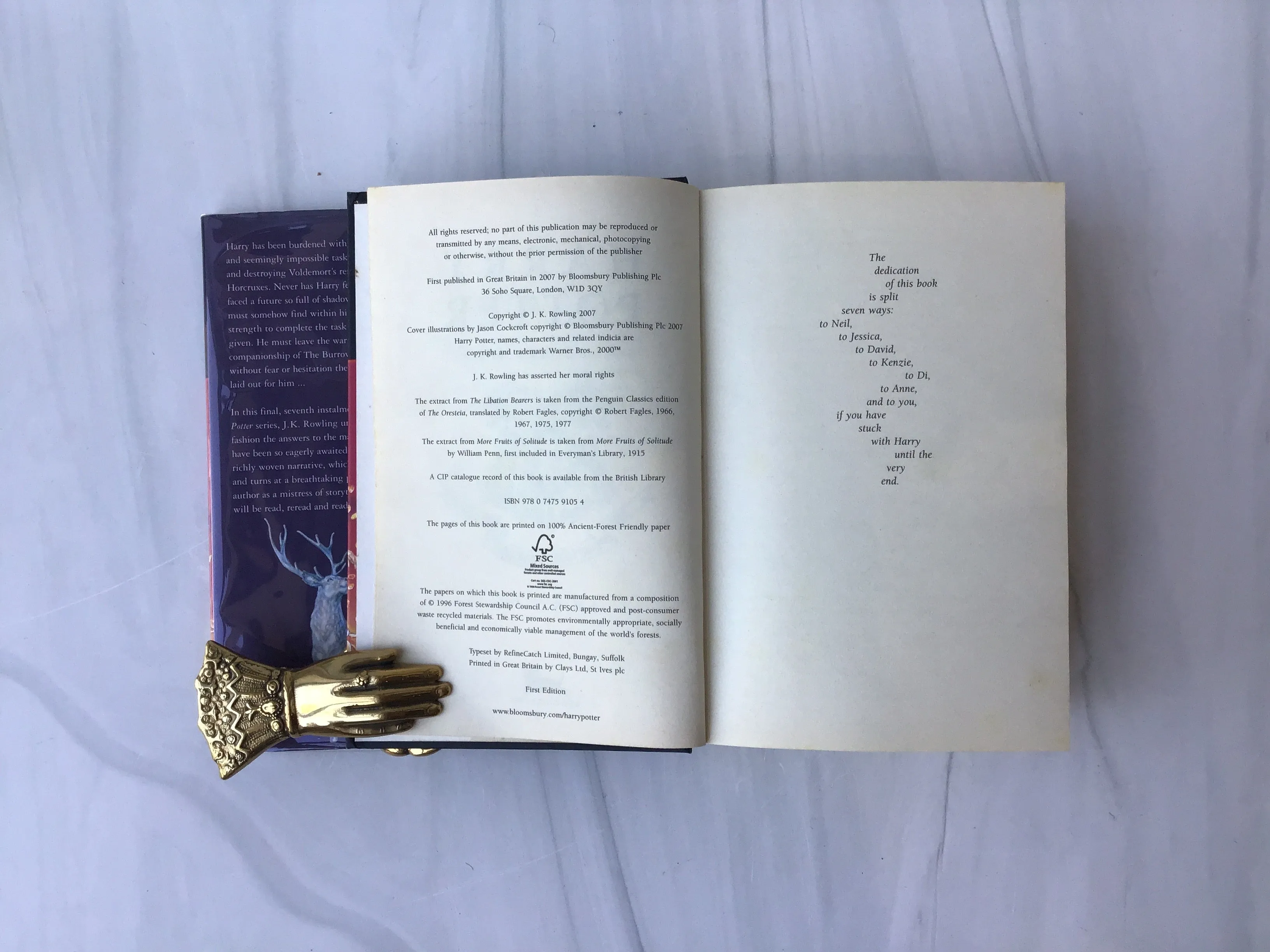 -Harry Potter and the Deathly Hallows*