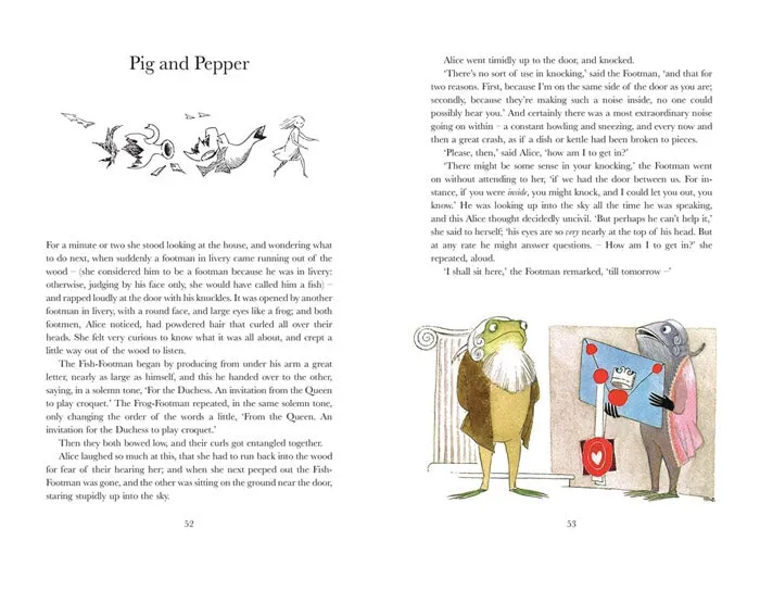 Alice's Adventures in Wonderland (corner dents) - Lewis Carroll and Tove Jansson (Slipcase Edition)