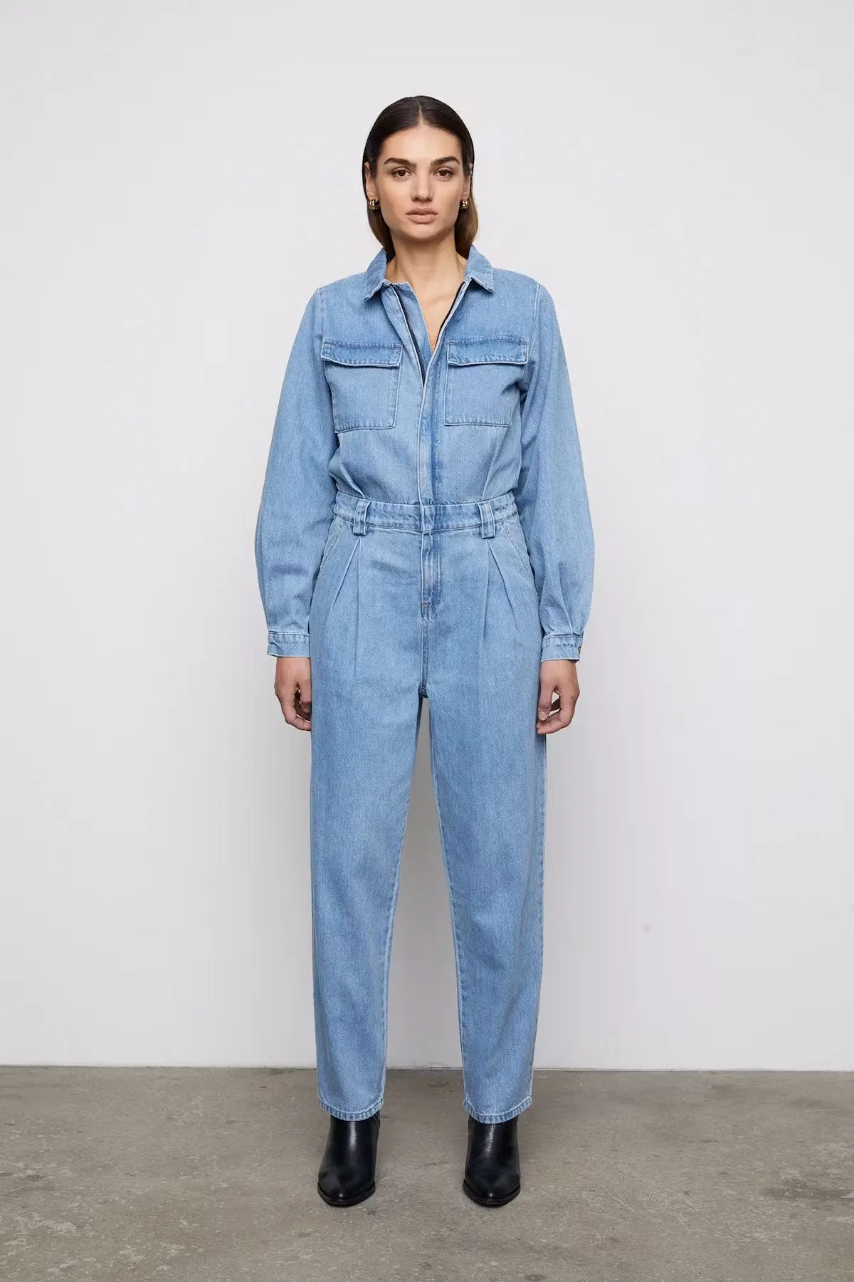 Carrie Jumpsuit - Light Blue