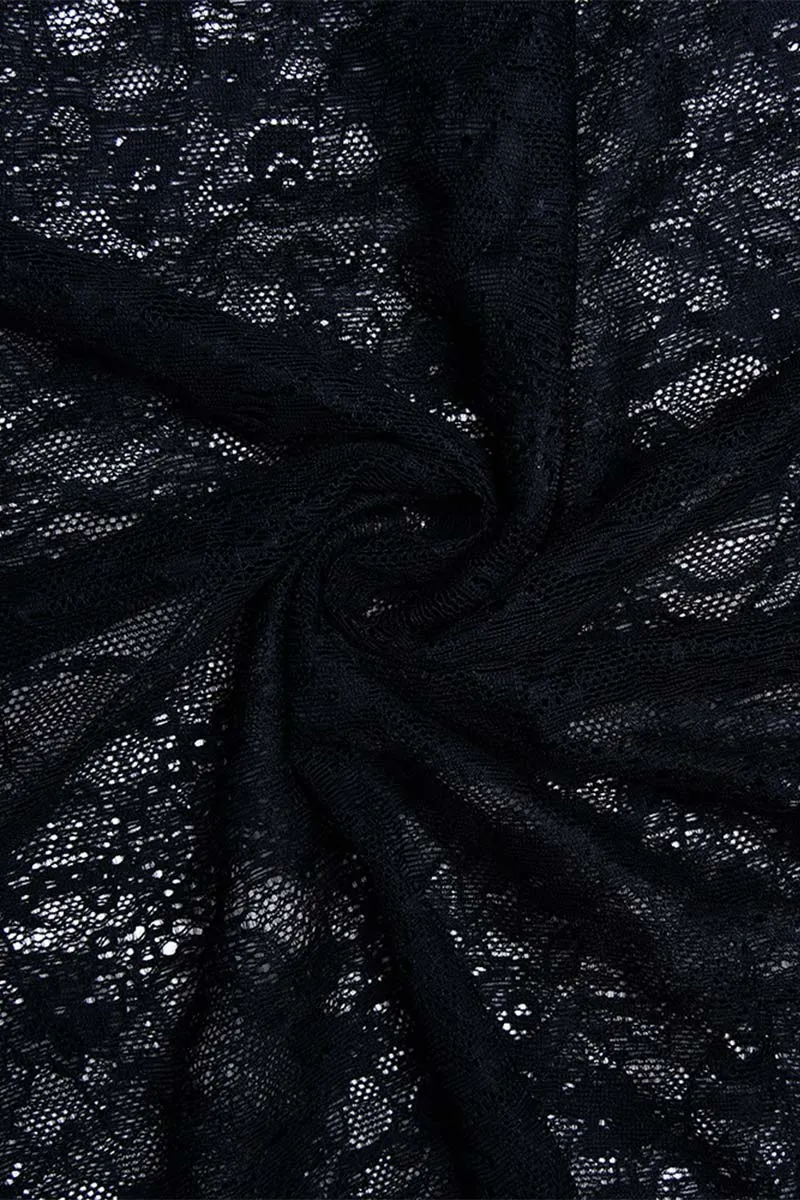JH862 Lace See-Through Jumpsuit