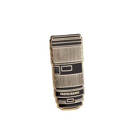 Photogenic Supply Co. Enamel Pin - Telephoto (Gold)