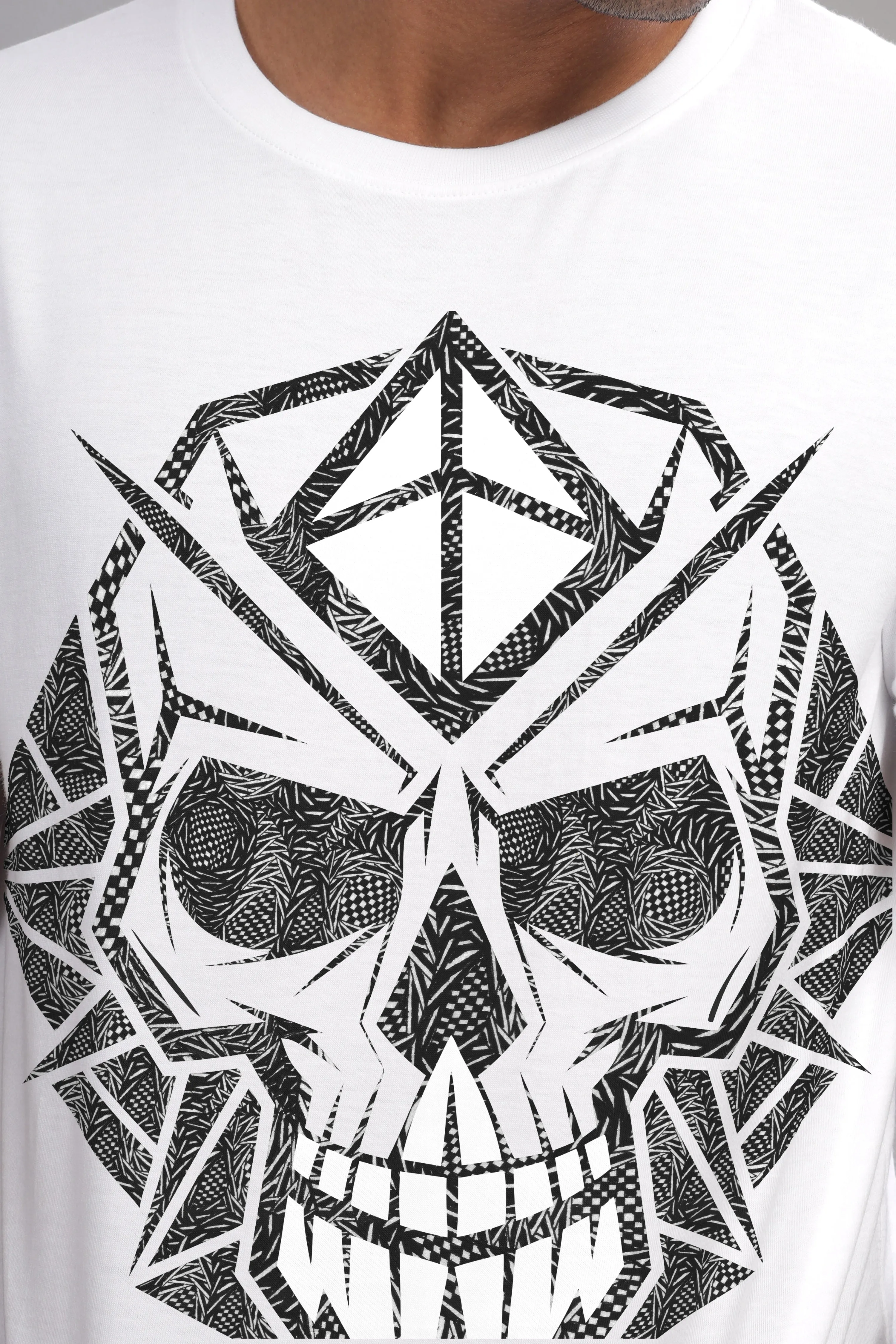 Skull Webs Unisex T-Shirt - 100% Cotton Crewneck Half Sleeve