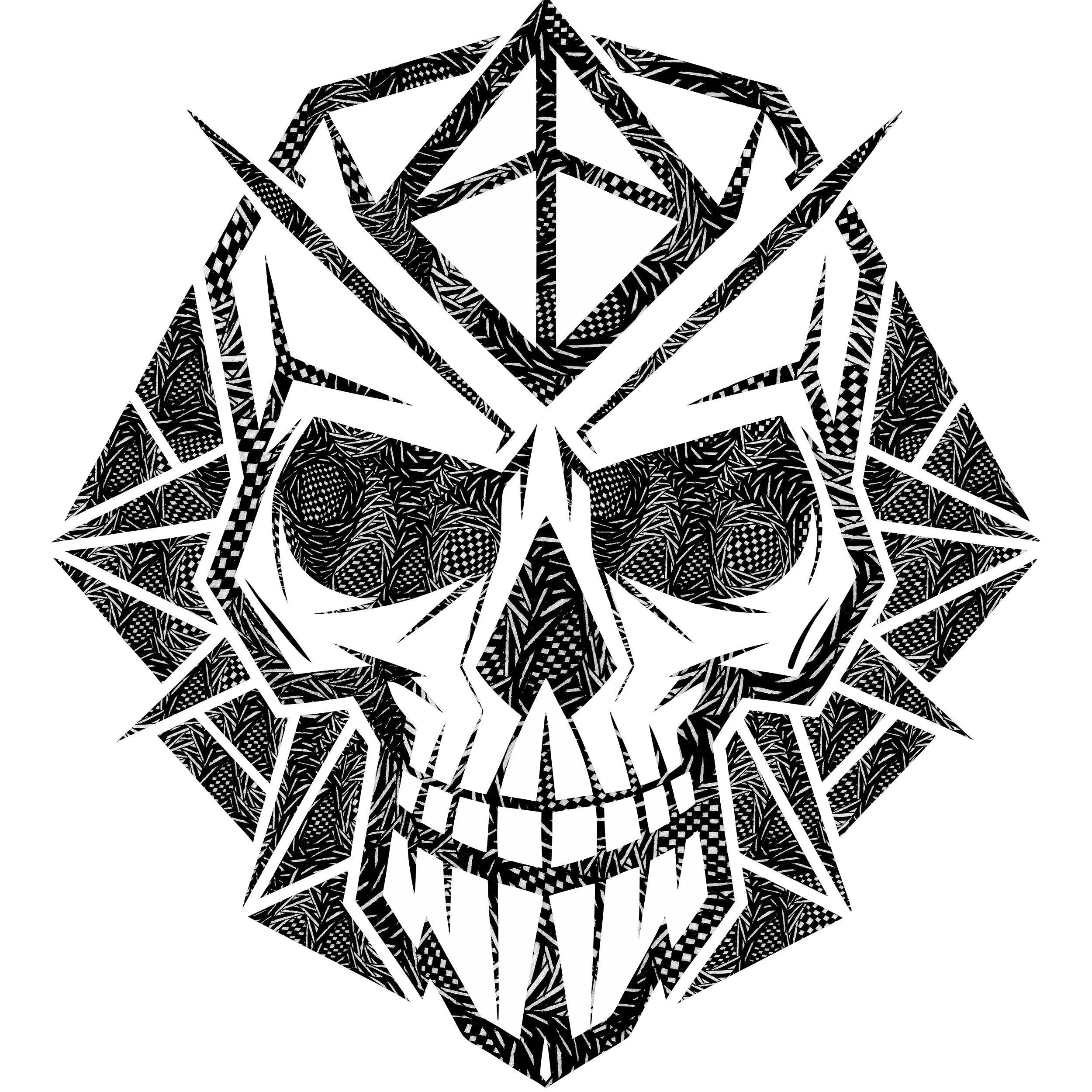 Skull Webs Unisex T-Shirt - 100% Cotton Crewneck Half Sleeve