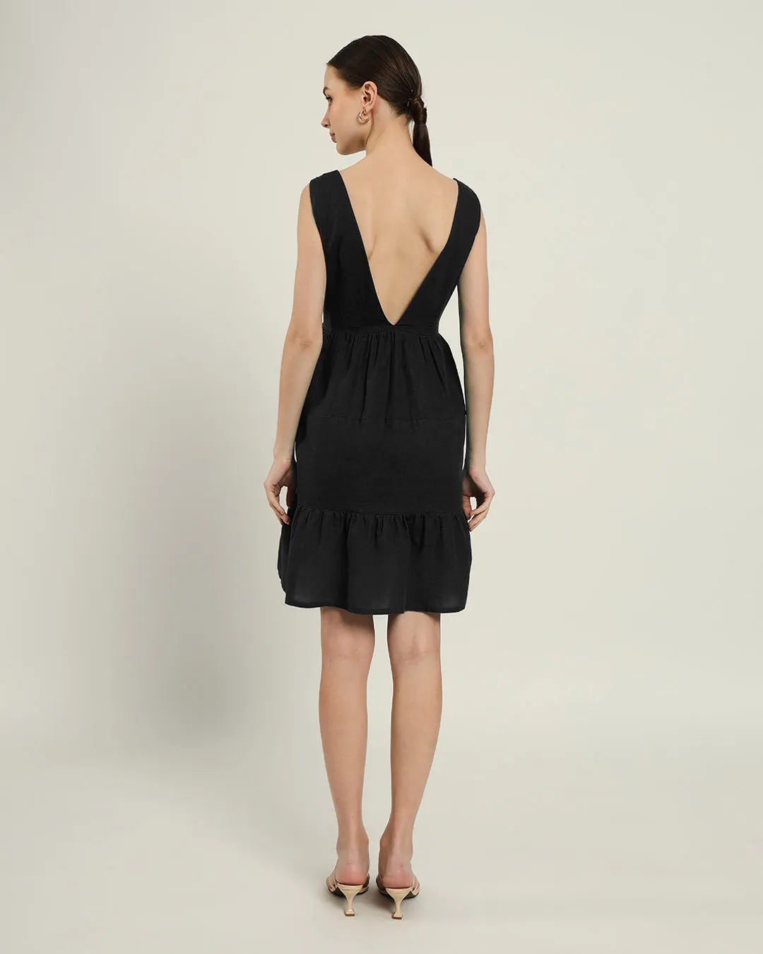 The Minsk Noir Cotton Dress