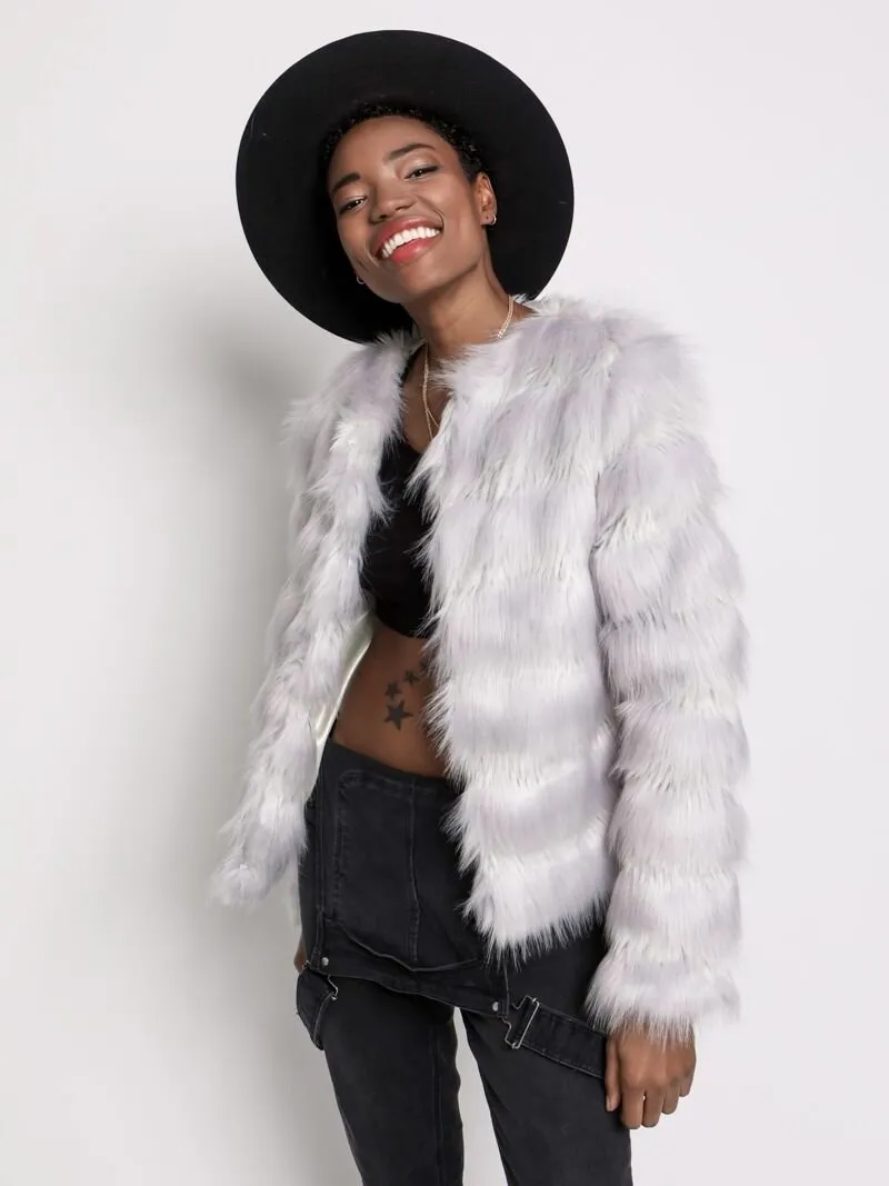 Tundra Fox Faux Fur Bomber